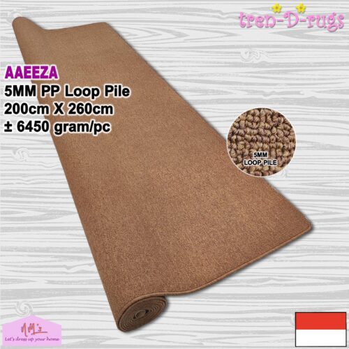 Tren-D-rugs karpet tufted bulu polos 200x260cm - nms