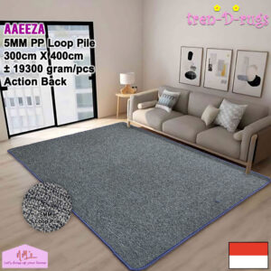 Tren-D-rugs karpet tufted bulu polos 300x400cm - nms