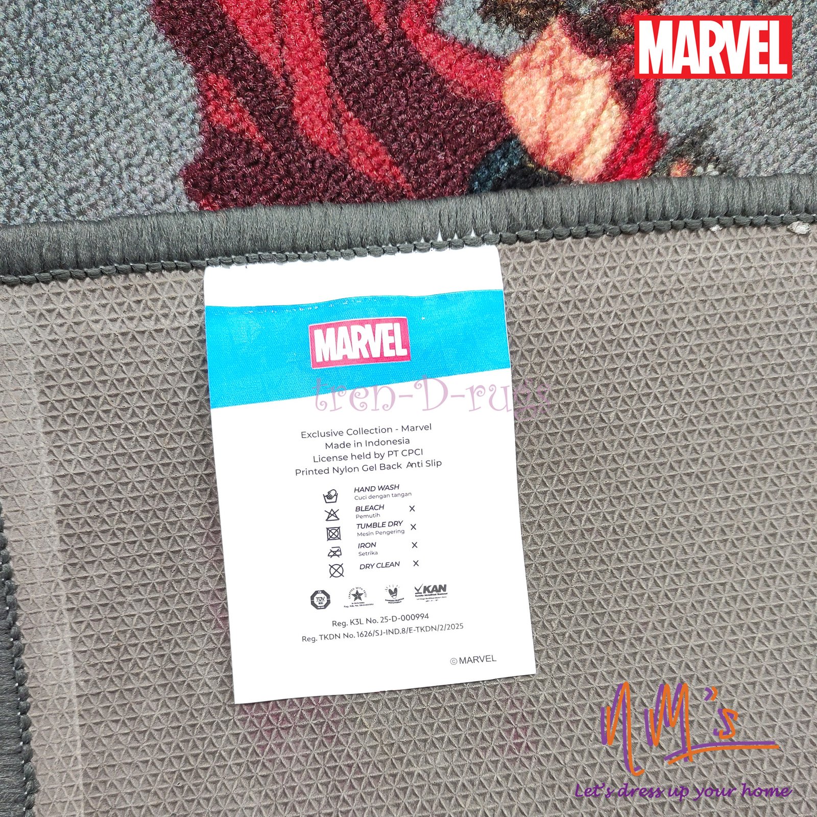 Karpet Marvel Avengers Official Merchandise 100 cm x 150 cm - Gambar 18