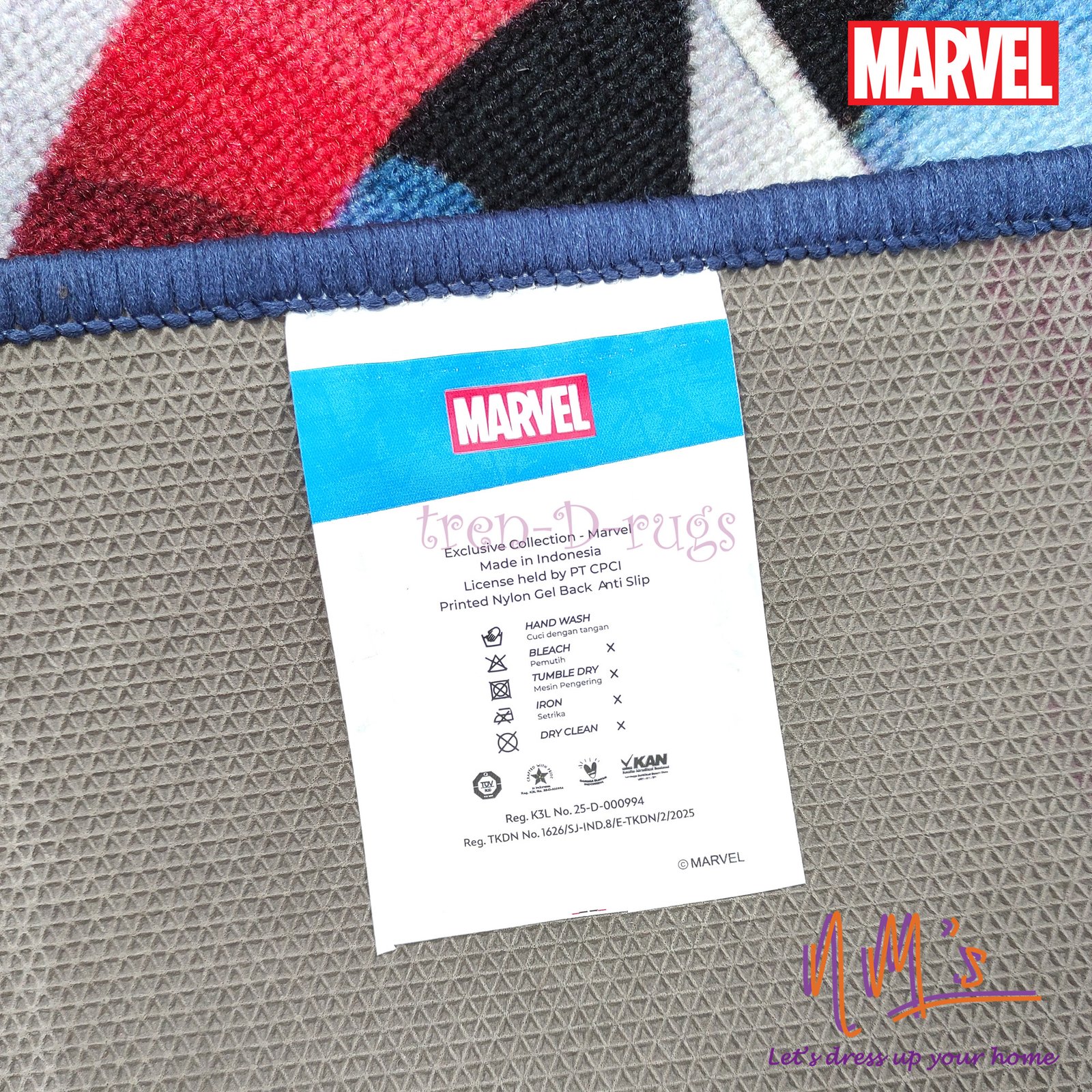 Karpet Marvel Avengers Official Merchandise 100 cm x 150 cm - Gambar 8