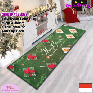 Tren-D-rugs keset christmas natal 50x180 - nms