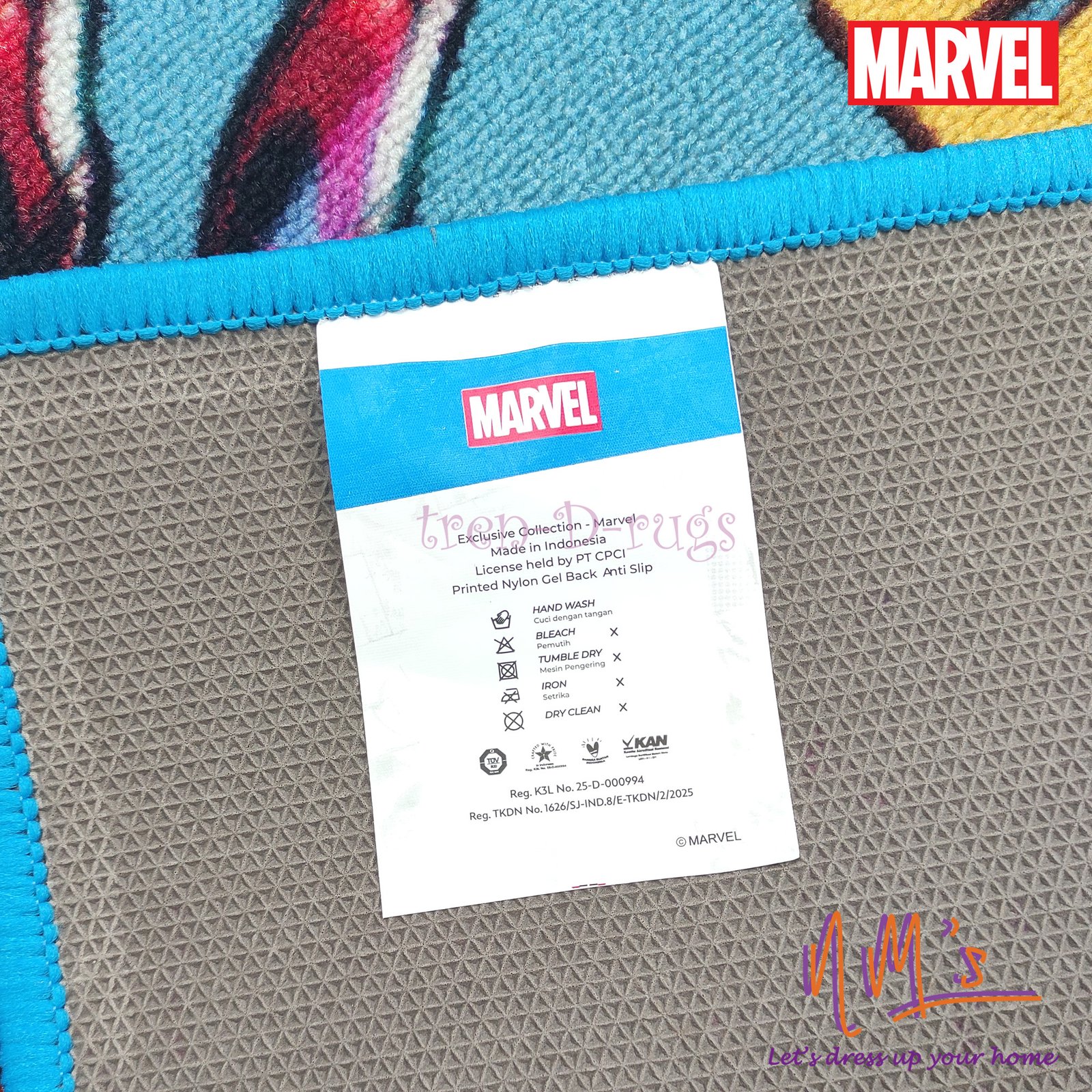 Karpet Marvel Avengers Official Merchandise 100 cm x 150 cm - Gambar 23