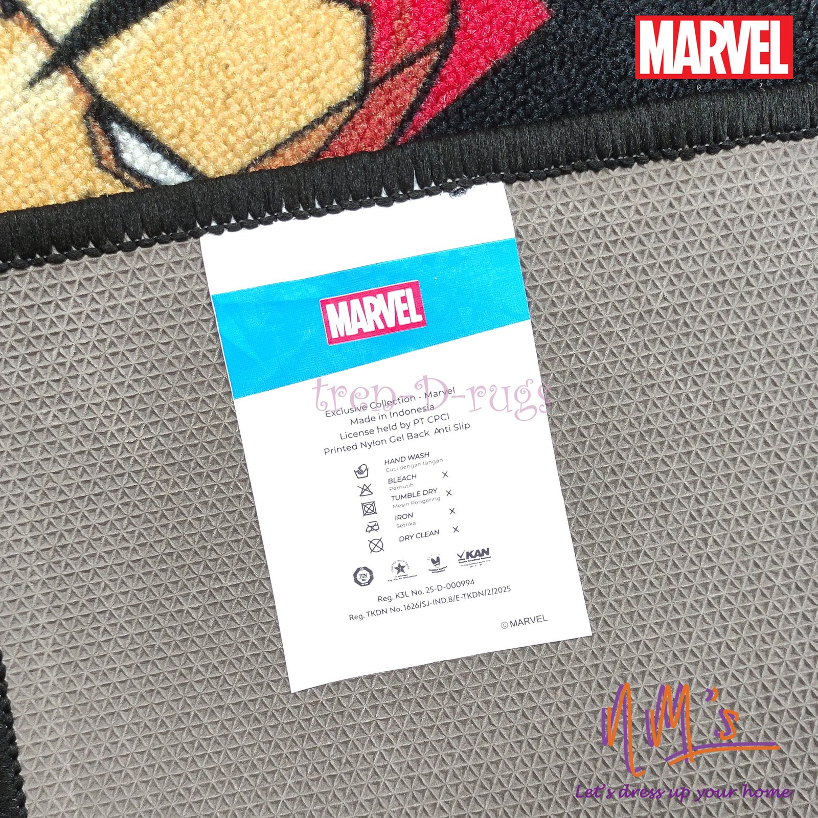 Karpet Marvel Avengers Official Merchandise 100 cm x 150 cm - Gambar 26
