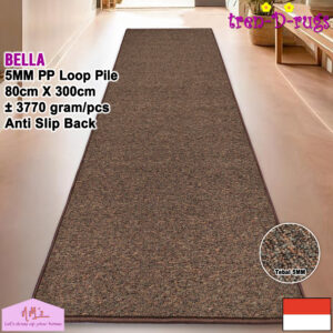 Tren-D-rugs Karpet polos anti slip 80 x 300 cm