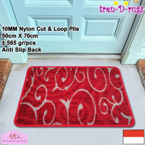 Keset jumbo motif timbul abstract modern 50x70cm