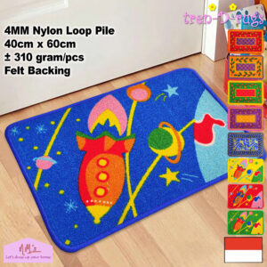 Tren-D-rugs keset kaki felt & action back 40x60cm