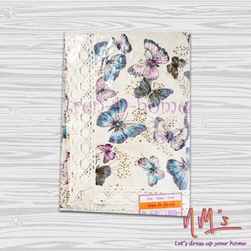 Tren-D-home taplak meja kulkas katun motif nordic 150x230cm - Gambar 7