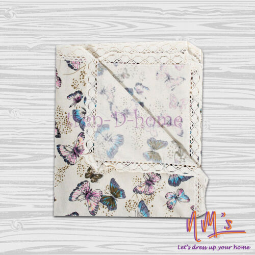 Tren-D-home taplak meja kulkas katun motif nordic 150x230cm - Gambar 8