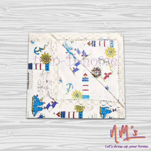 Tren-D-home taplak meja kulkas katun motif nordic 150x230cm - Gambar 13
