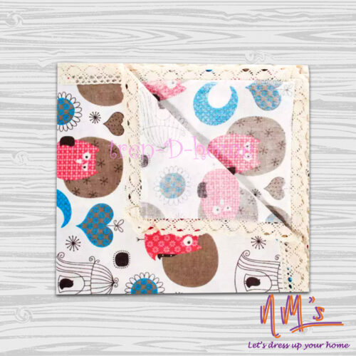 Tren-D-home taplak meja kulkas katun motif nordic 150x230cm - Gambar 16