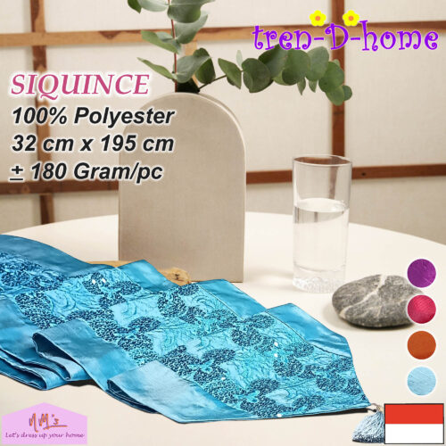 Tren-D-home taplak meja kulkas buffet runner motif 32x195cm