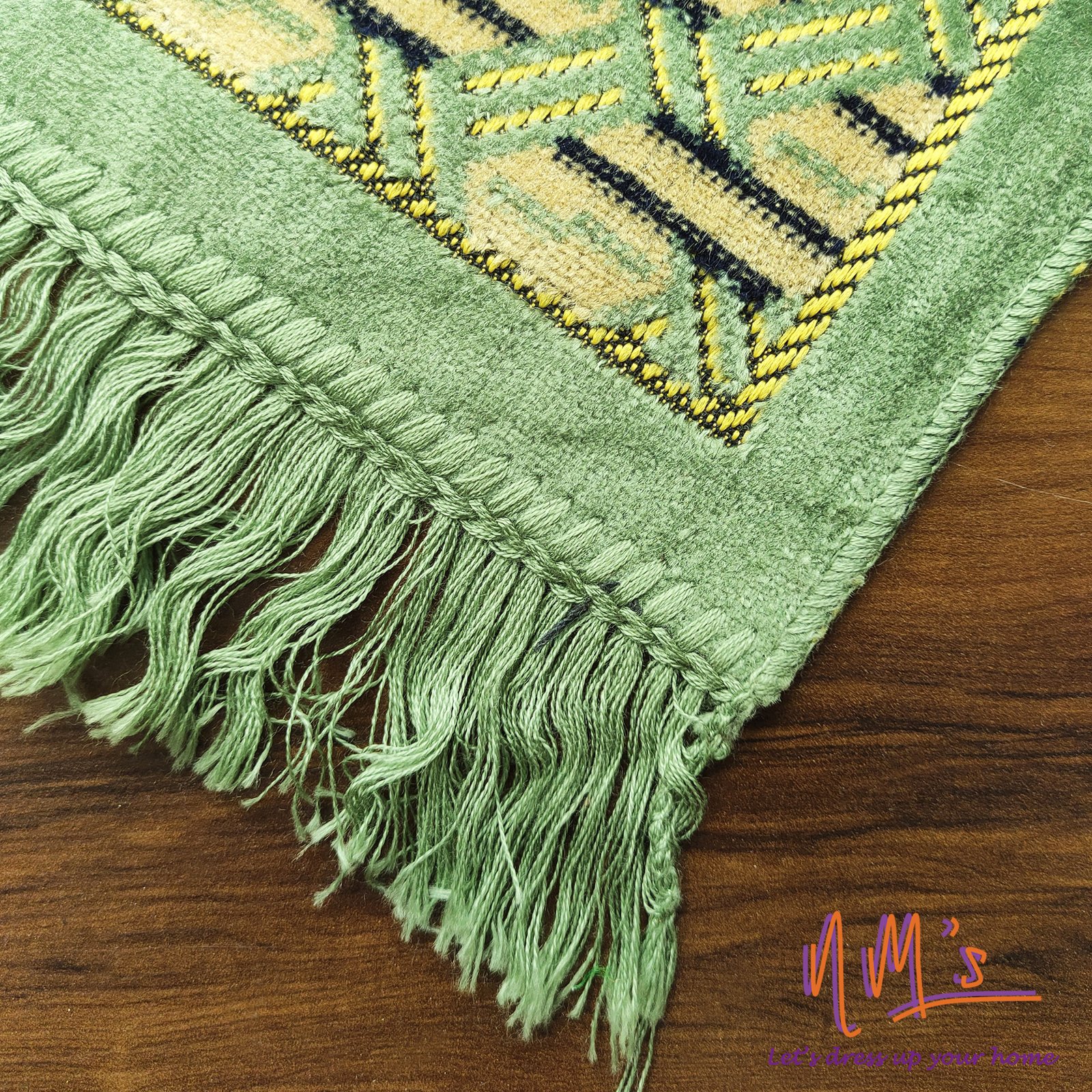 Sajadah kadifitex turkey beludru motif 68 cm x 110 cm - Gambar 2
