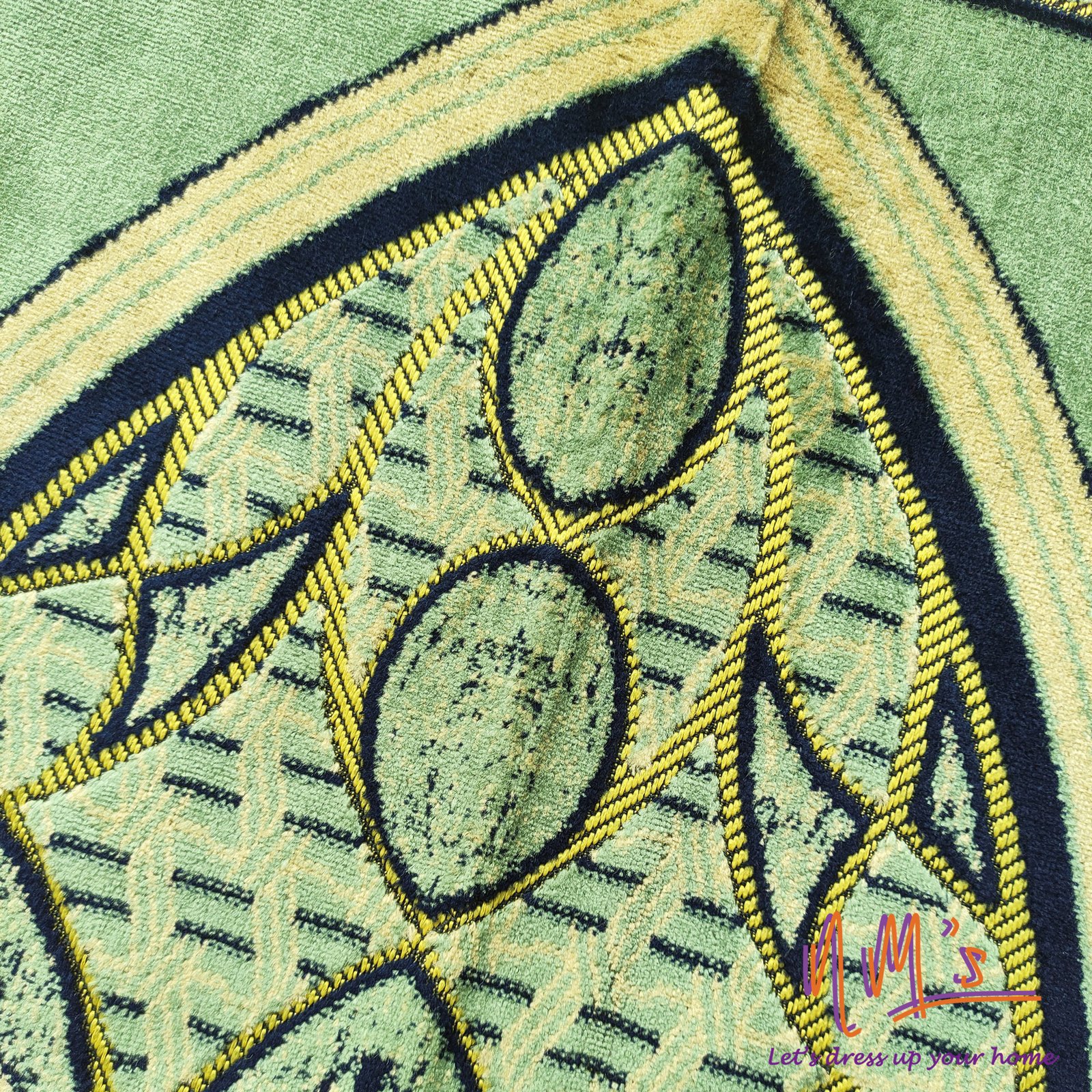 Sajadah kadifitex turkey beludru motif 68 cm x 110 cm - Gambar 3