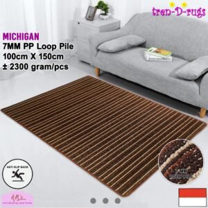 Tren-D-rugs karpet michigan stripes 100 cm x 150 cm