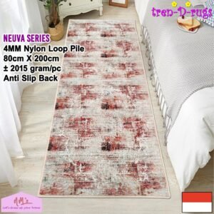 Tren-D-rugs Karpet eropa motif aesthetic 80 cm x 200 cm