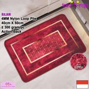 Tren-D-rugs Keset kaki motif eropa modern 40 cm x 60 cm