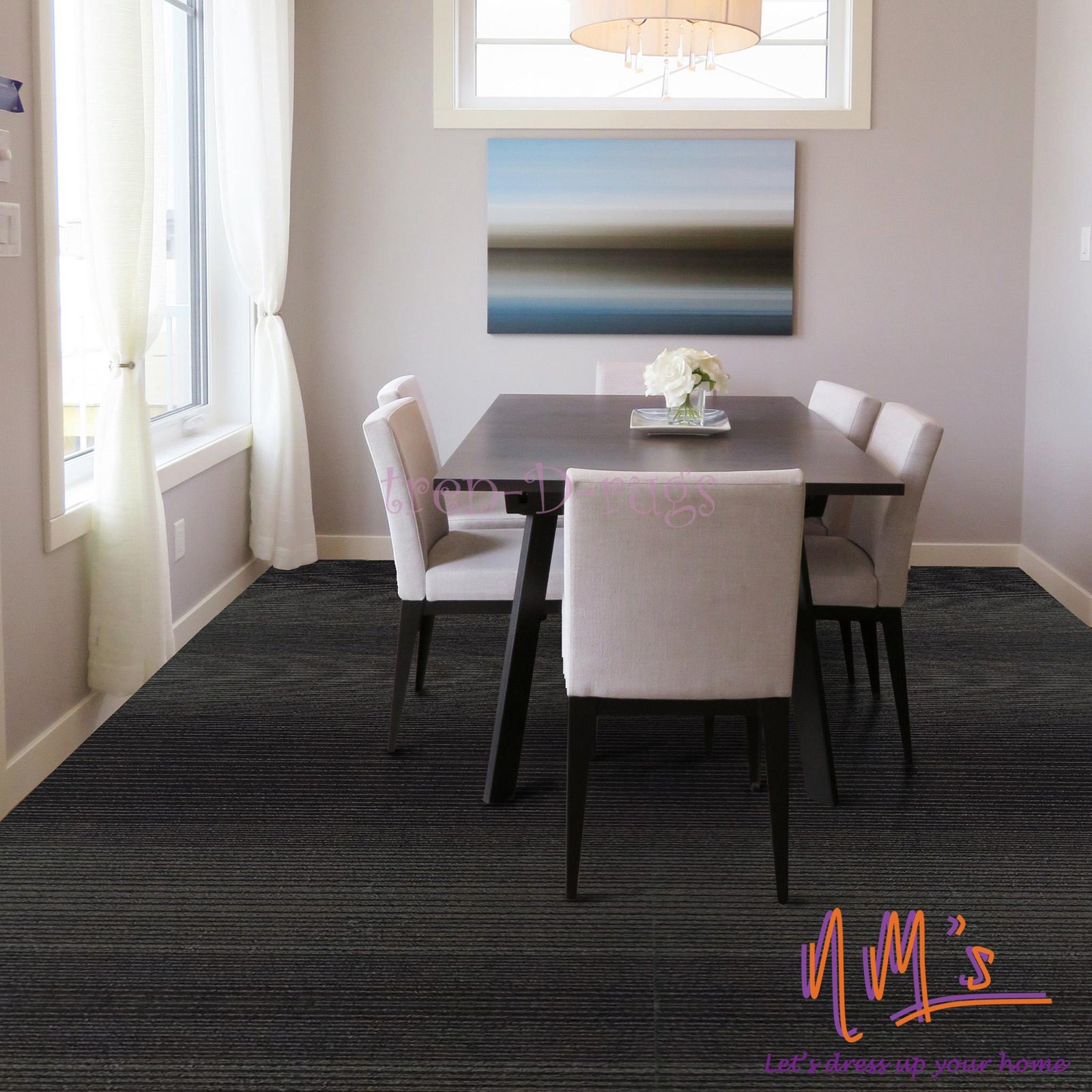 ART SIGN Karpet tile kantor hotel gym lantai 50 x 50 cm 1 box - Gambar 3