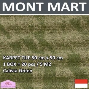 MONT MART Karpet tile kantor hotel lantai 50 x 50 cm 1 box