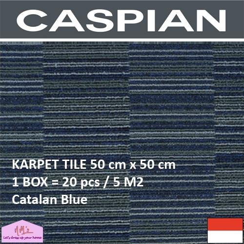 CASPIAN Karpet tile kantor hotel gym lantai 50 x 50 cm 1 box