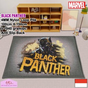 Karpet Marvel Black Panther Official Merchandise 100 x 150 cm