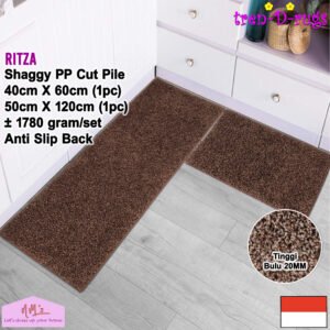 Tren-D-rugs Keset kaki shaggy modern 2 pcs set 50 x 120 cm
