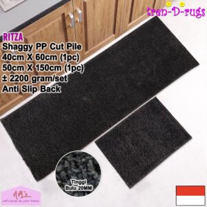 Tren-D-rugs Keset kaki shaggy modern 2 pcs set 50 x 150 cm