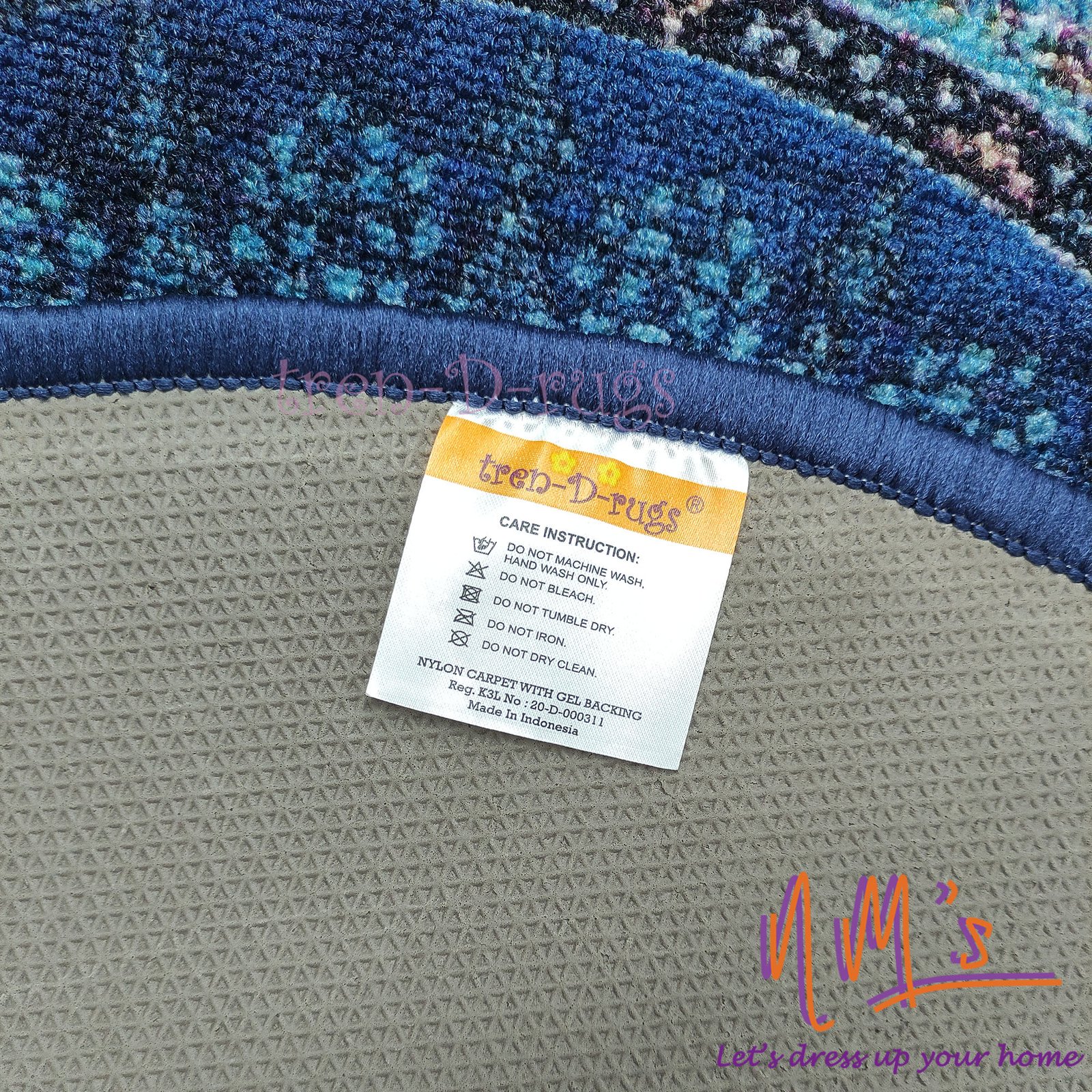 Karpet round bulat motif vintage persian diameter 120 cm - Gambar 5