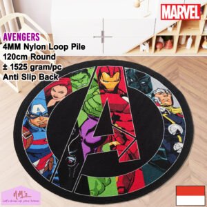 Karpet Marvel Official Merchandise round diameter 120 cm