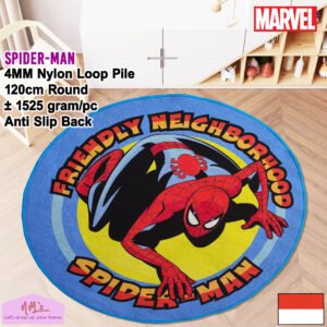 Karpet Marvel Spiderman Official Merchandise round 120 cm