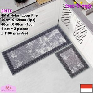 Tren-D-rugs Keset monochrome 2 pcs set 50 cm x 120 cm