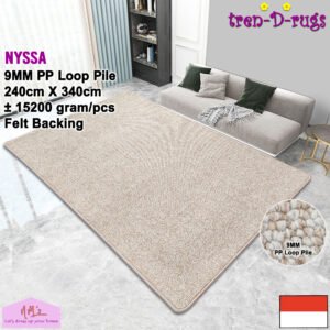 Tren-D-rugs Karpet jumbo aesthetic polos 240 cm x 340 cm