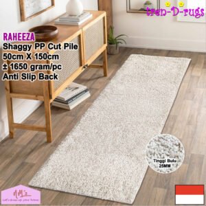 Tren-D-rugs Keset shaggy polos modern estetik 50 x 150 cm