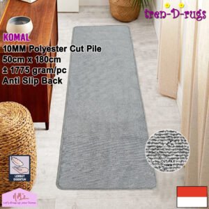 Tren-D-rugs Karpet microfiber supersoft polos 50 cm x 180 cm