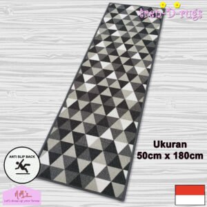 Tren-D-rugs Karpet lorong hexagon anti slip 50 cm x 180 cm