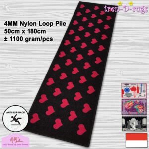 Tren-D-rugs Karpet kaki lorong anti slip 50 cm x 180 cm