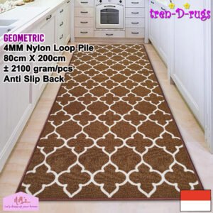 Tren-D-rugs Karpet geometris scandinavian 80 cm x 200 cm