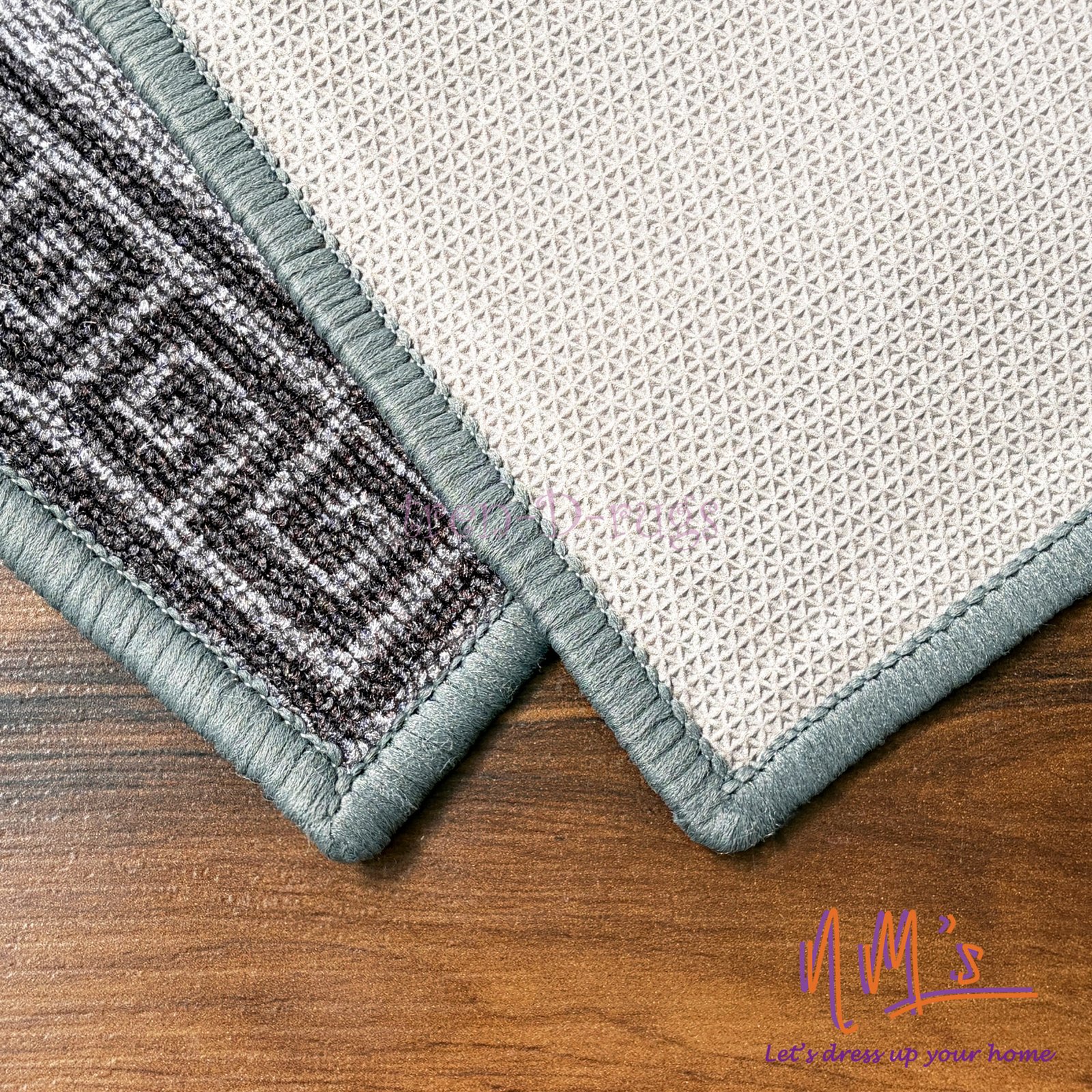 Tren-D-rugs Keset monochrome 2 pcs set 50 cm x 120 cm - Gambar 3
