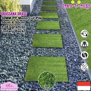Tren-D-rugs Karpet rumput artificial grass 50 cm x 50 cm