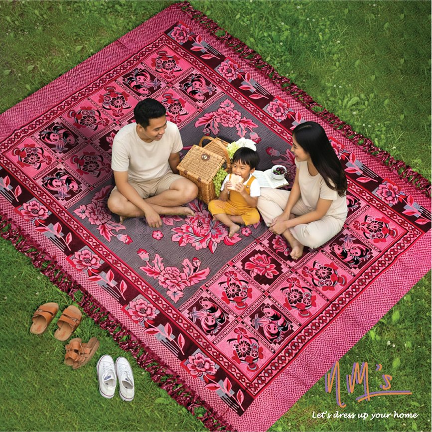 Karpet Hambal Mihrab anyaman rajut 180 cm x 255 cm - Gambar 7