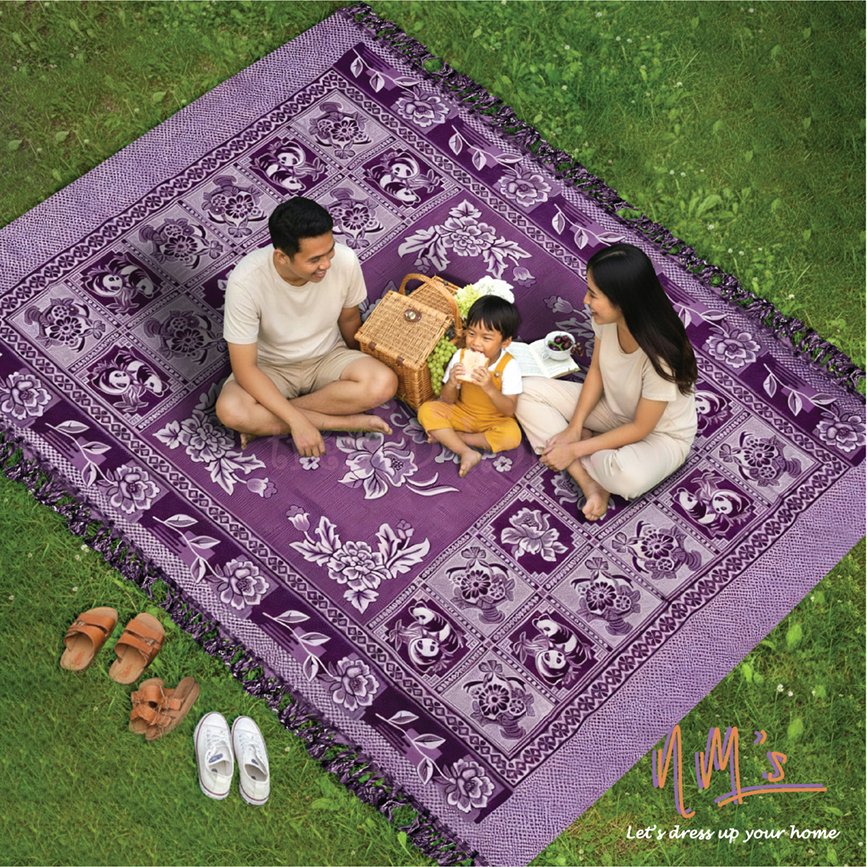 Karpet Hambal Mihrab anyaman rajut 180 cm x 255 cm - Gambar 12