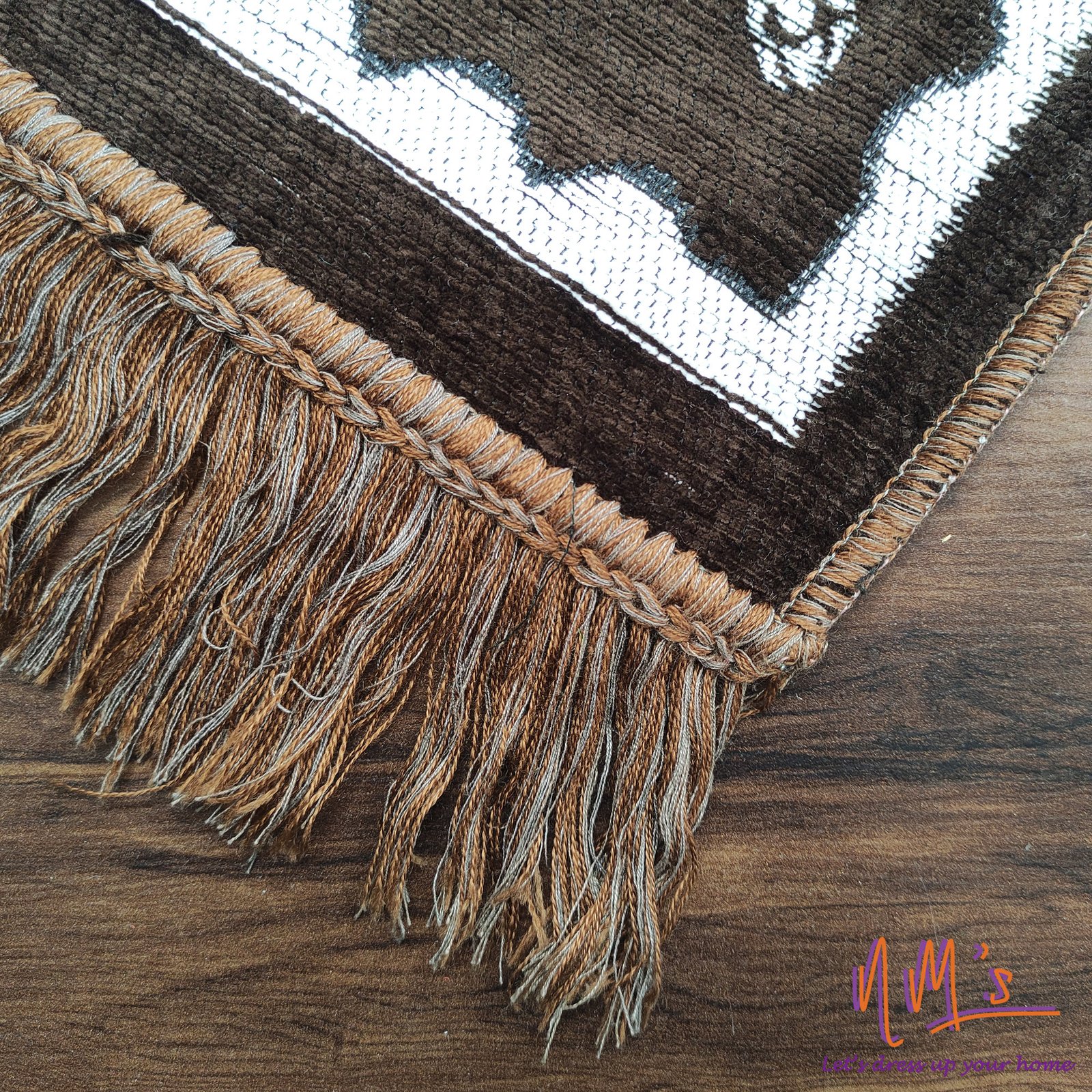 Sajadah Nursace Diamond turkey chenille 68 cm x 110 cm - Gambar 2