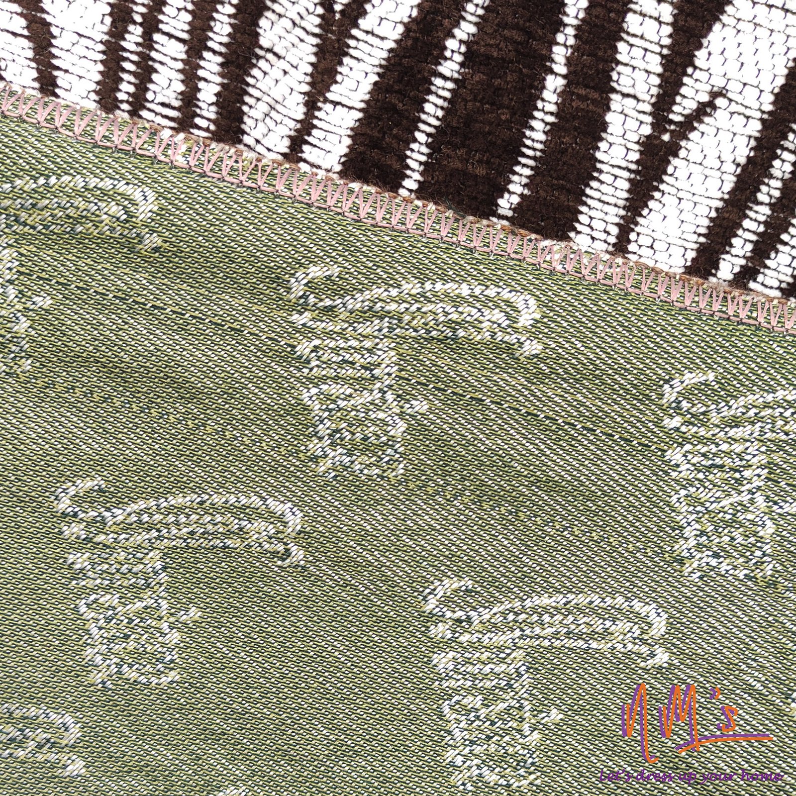 Sajadah Nursace Diamond turkey chenille 68 cm x 110 cm - Gambar 4