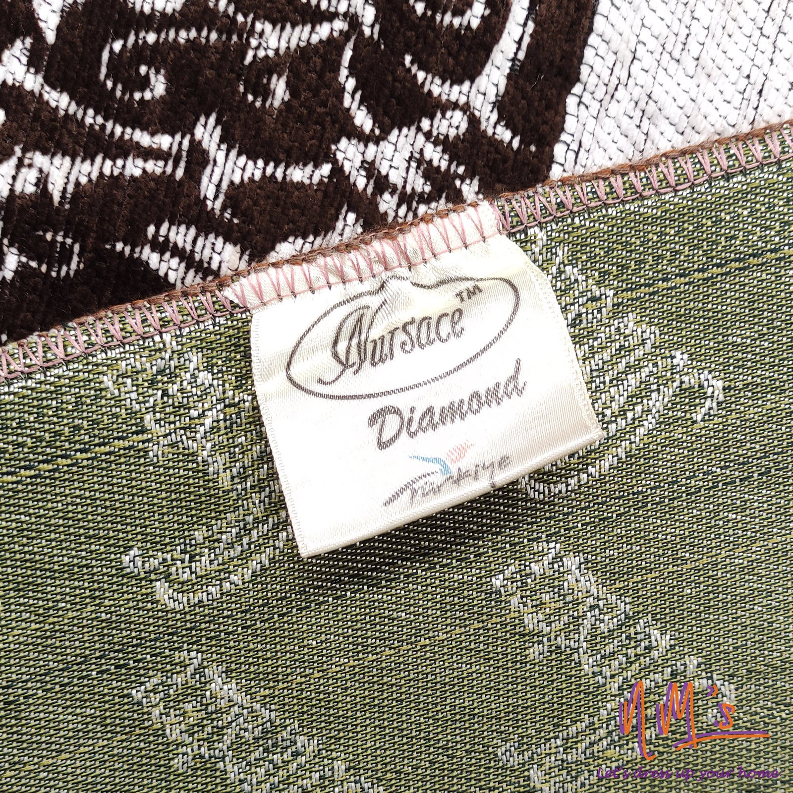 Sajadah Nursace Diamond turkey chenille 68 cm x 110 cm - Gambar 5