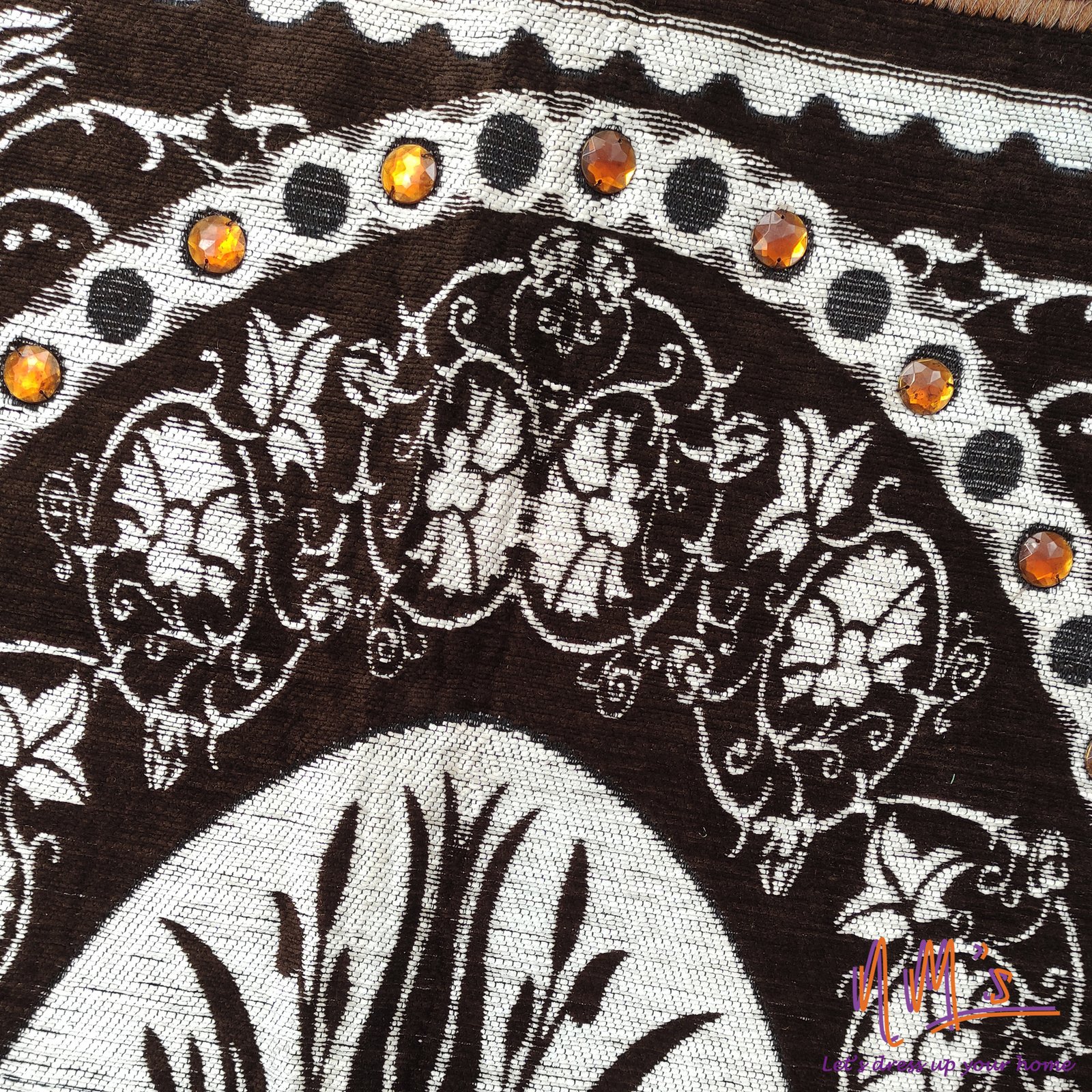 Sajadah Nursace Diamond turkey chenille 68 cm x 110 cm - Gambar 3