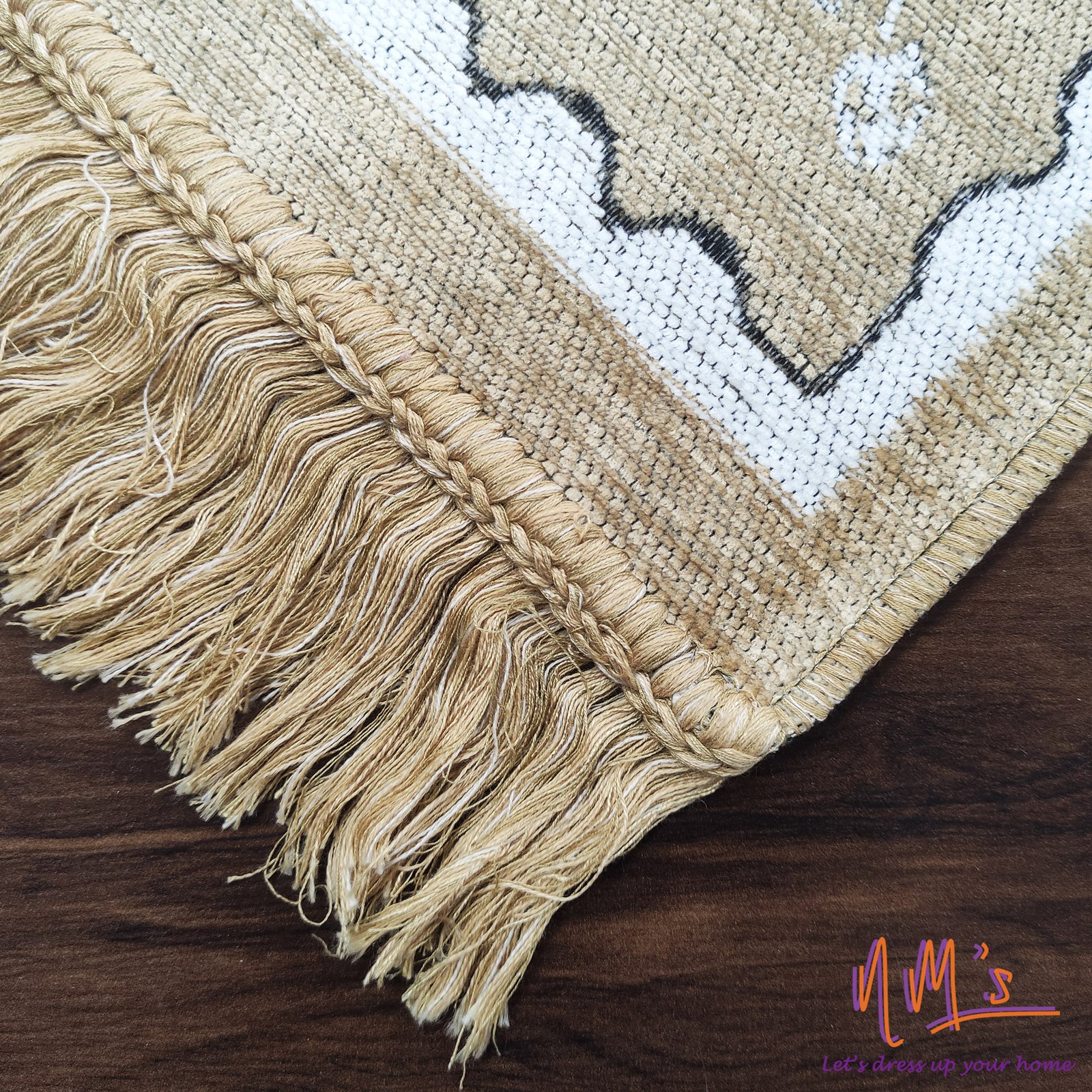Sajadah Nursace Diamond turkey chenille 68 cm x 110 cm - Gambar 6