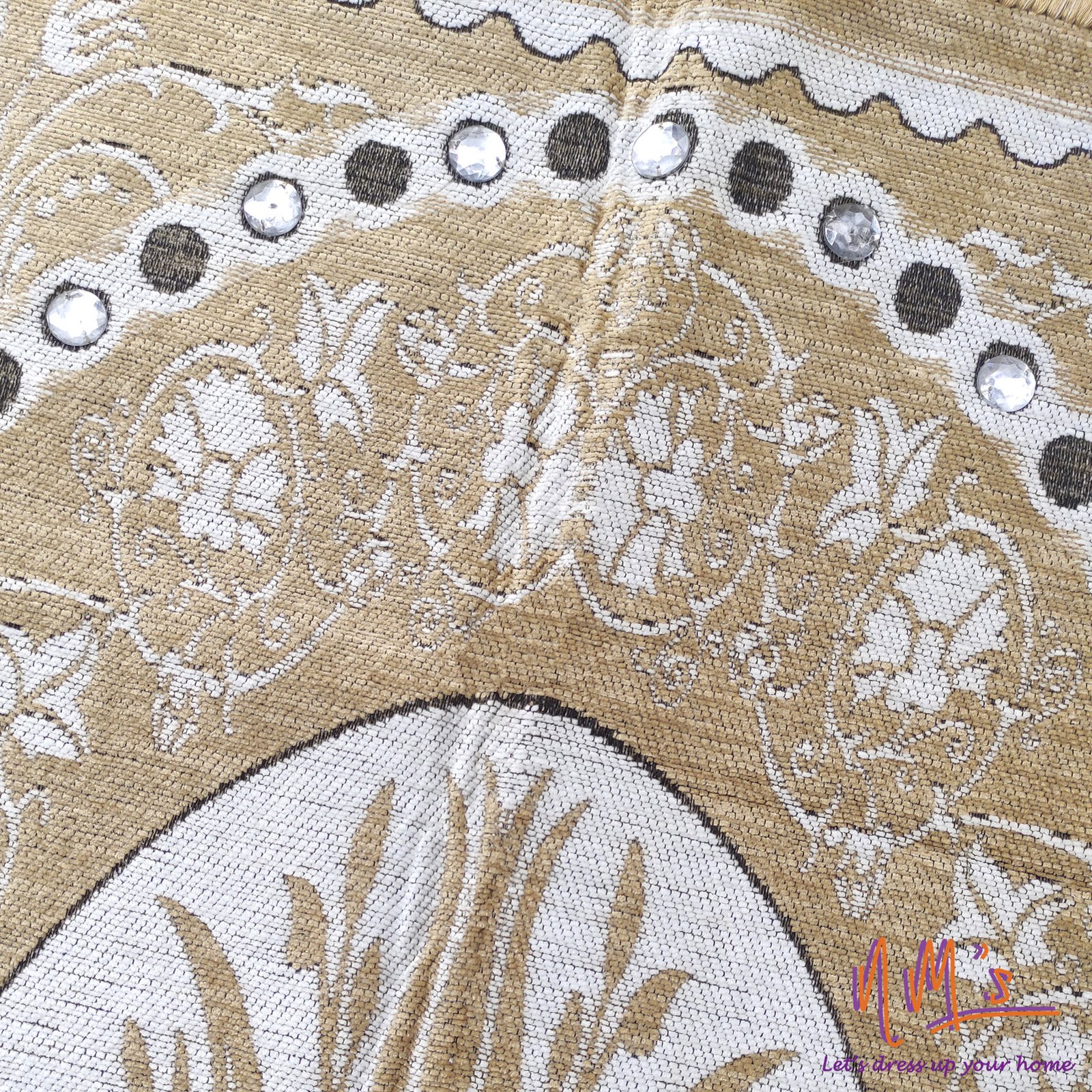 Sajadah Nursace Diamond turkey chenille 68 cm x 110 cm - Gambar 7