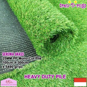 Karpet rumput sintetis palsu artificial grass 100 x 300 cm