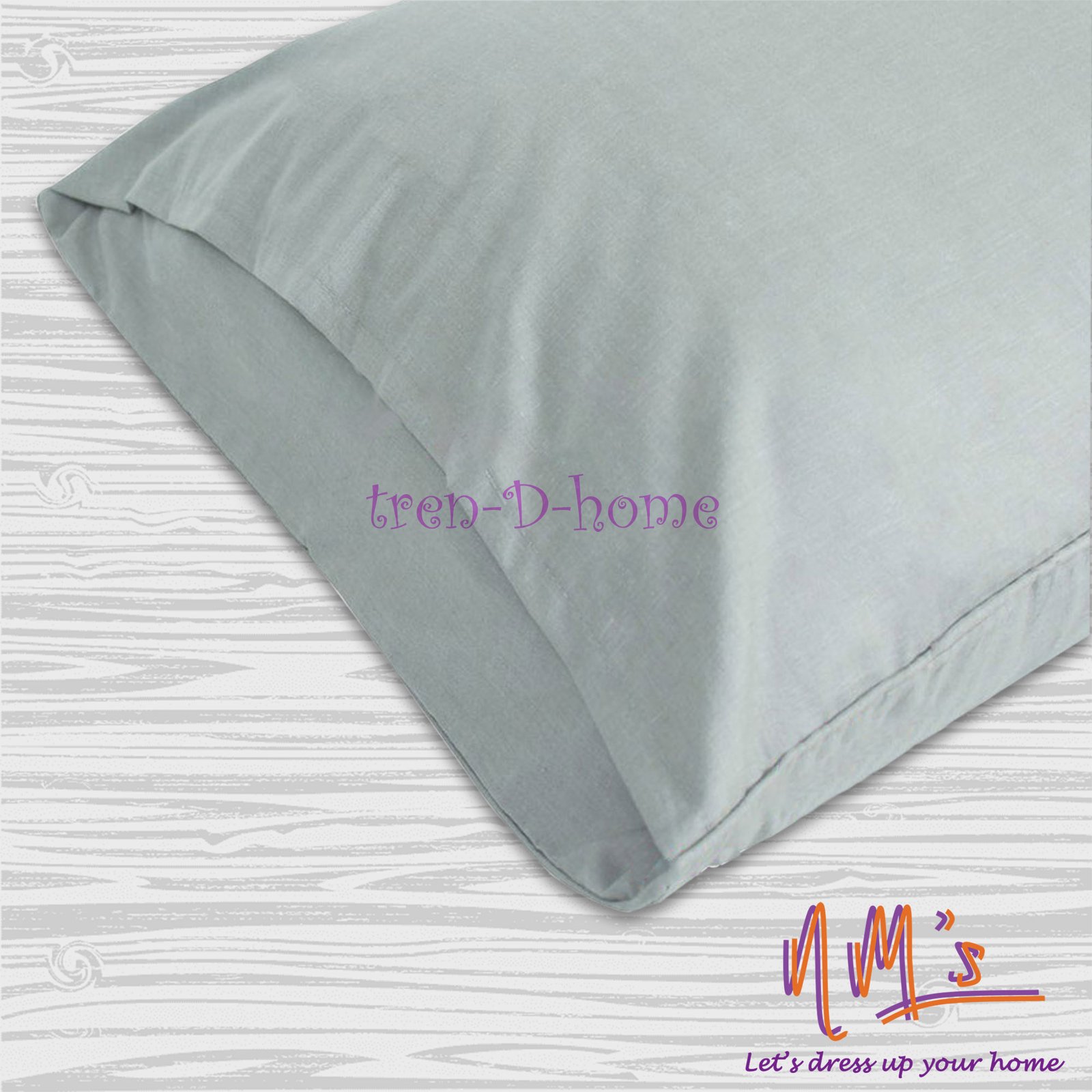 Tren-D-home Sarung bantal polos jumbo 47 cm x 67 cm - Gambar 17