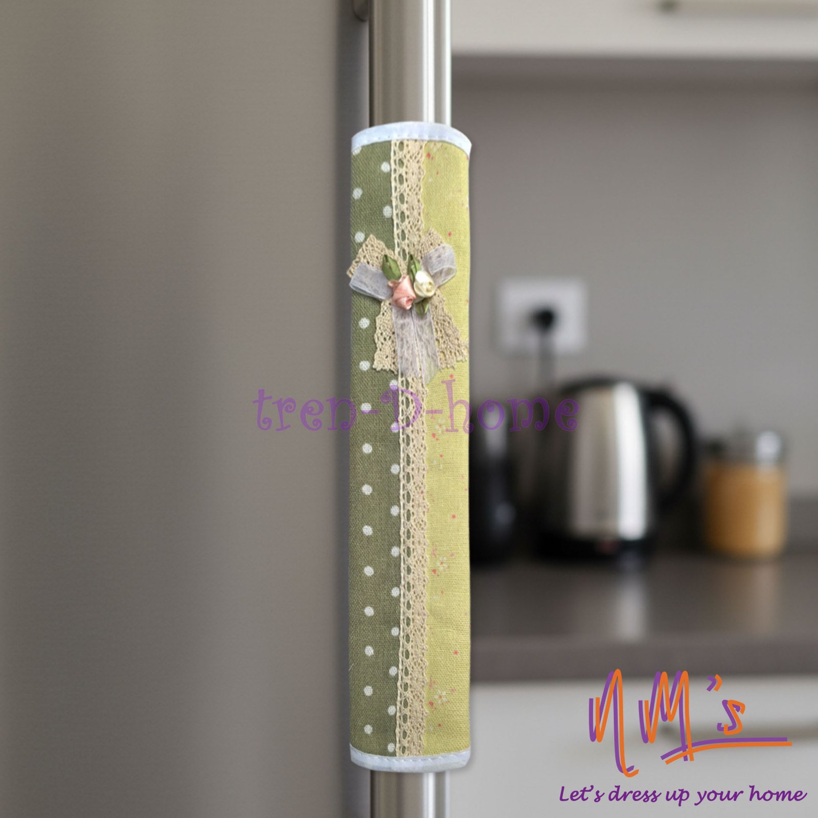 Tren-D-home Sarung pegangan pintu 2pcs set 28 x 15 cm - Gambar 3