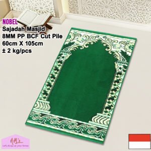 Sajadah motif pilar bulu tebal BCF modern 60 cm x 105 cm